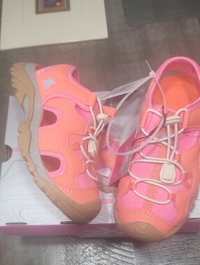 Zeroxposur Wallowa Girls Neon Pink & Coral Outdoor Sandals Size 3 Girls